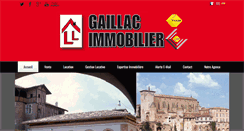 Desktop Screenshot of gaillac-immobilier.com